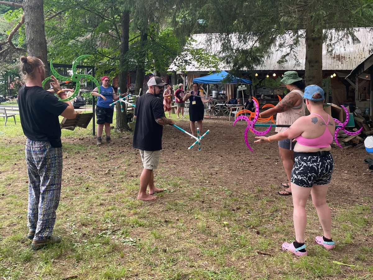 Workshop instructors at Vibe Flow Festival